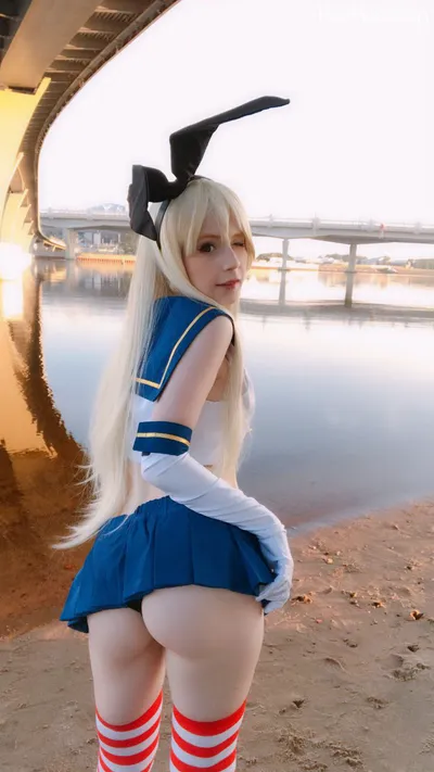 Hackee - Shimakaze nude cosplay leaked 257756