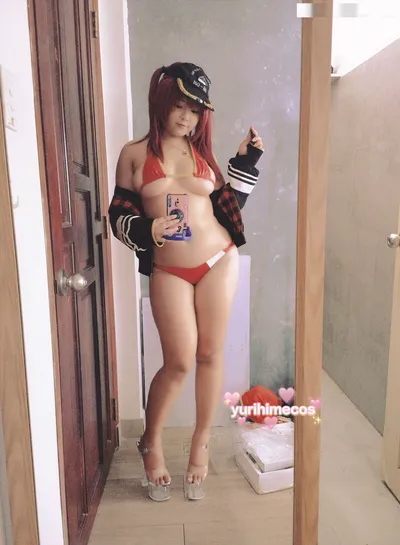 Yurihime - Houshou Marine nude cosplay leaked 23792