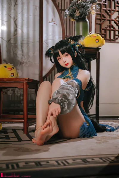 日奈娇 - 碧蓝航线-大潮旗袍 nude cosplay leaked 2455