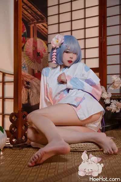 咬一口兔娘ovo - 蕾姆夏日祭 nude cosplay leaked 279880