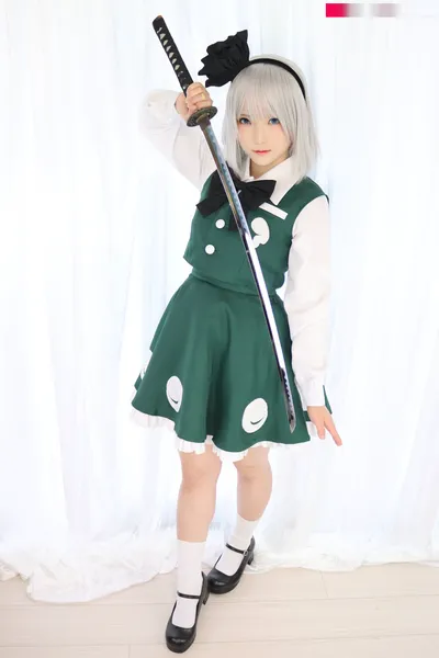 Yukina - Youmu Konpaku nude cosplay leaked 6943