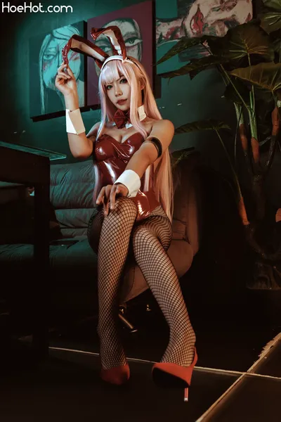 机智的哔啵 - Zero Two Bunnygirl [22P] nude cosplay leaked 440040