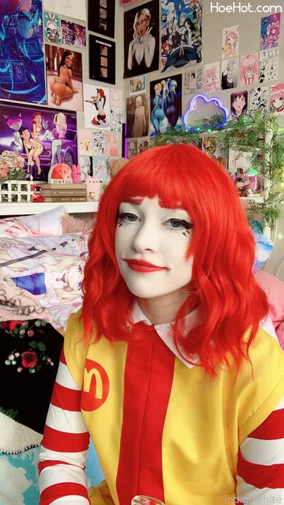 Indigo White - Ronald McDonald nude cosplay leaked 259547