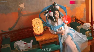 [奶狮不咬人] 嫦娥如梦令 Honor of Kings Chang E nude cosplay leaked 8171