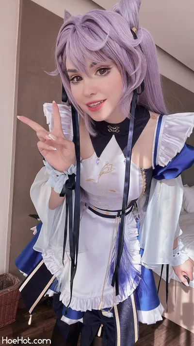 Shirogane-Sama - Keqing Maid nude cosplay leaked 315283