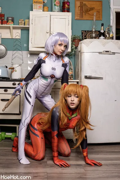 Olyashaa - Rei &amp; Asuka nude cosplay leaked 292265