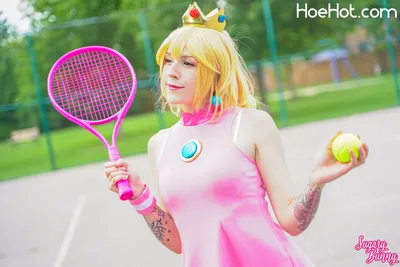 SugaryBunny - Peach Tennis nude cosplay leaked 525070