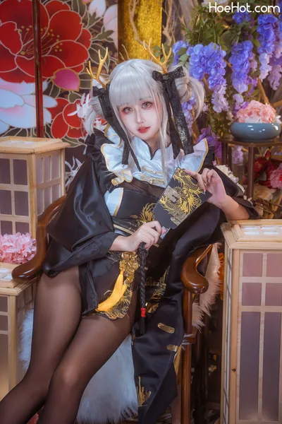 萌芽儿 - 白兔和服 nude cosplay leaked 45766