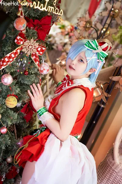 Itchika Red-Beryl - XMas Rem nude cosplay leaked 48234