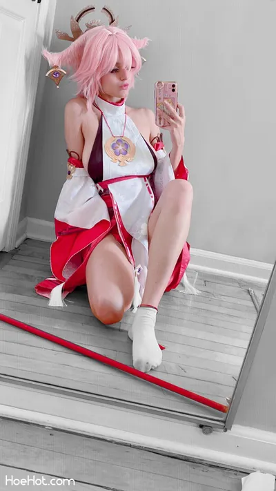 Otterother - Yae Miko nude cosplay leaked 36321