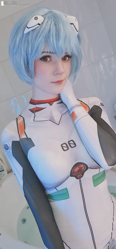 Shaeunderscore - Rei Ayanami Bath nude cosplay leaked 22094