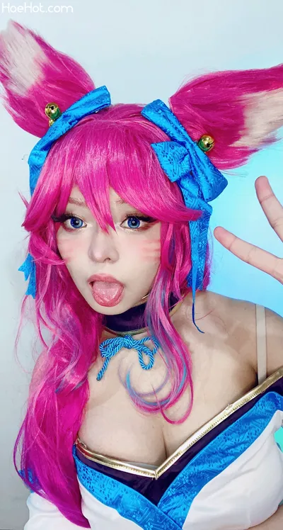 Mei Flurryy - Spirit Blossom Ahri nude cosplay leaked 247395