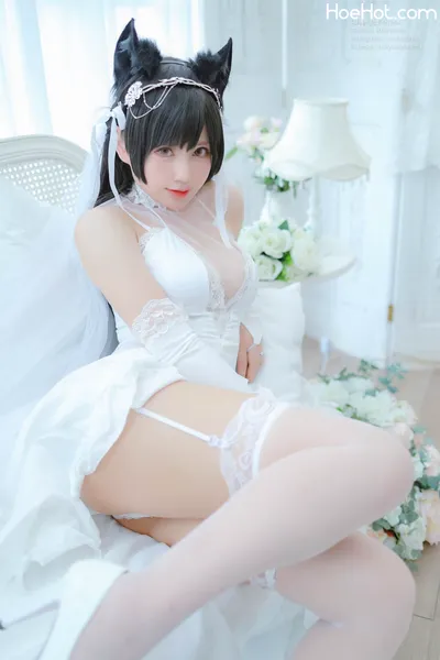 Nyako喵子 爱宕婚纱 nude cosplay leaked 400116