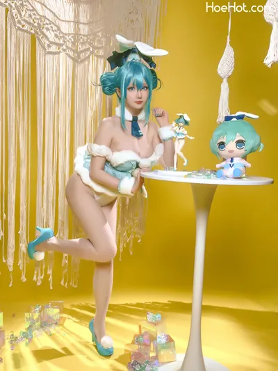 [Hoshilily] September 2023 Plan A - Hatsune Miku BiCute Bunnies (White Bunny Version) nude cosplay leaked 162150