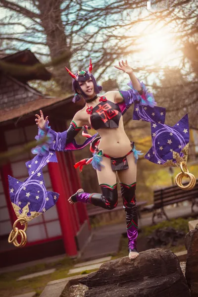 Yukeshiro - Shuten Douji nude cosplay leaked 21784