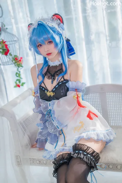 Komaki - Ganyu maid nude cosplay leaked 284686