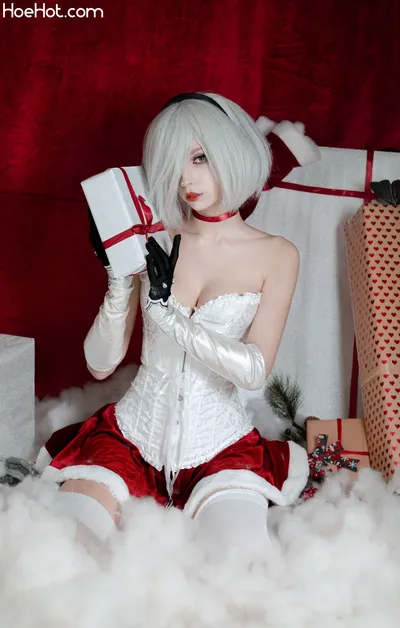 Himeecosplay - 2B Xmas nude cosplay leaked 347374