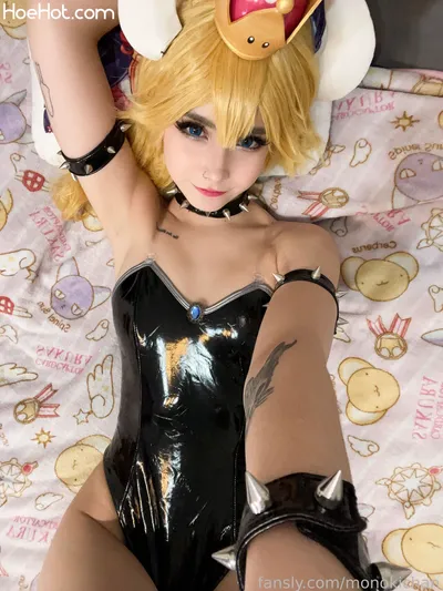 Monoki Chan - Bowsette (Selfie Set) nude cosplay leaked 94594