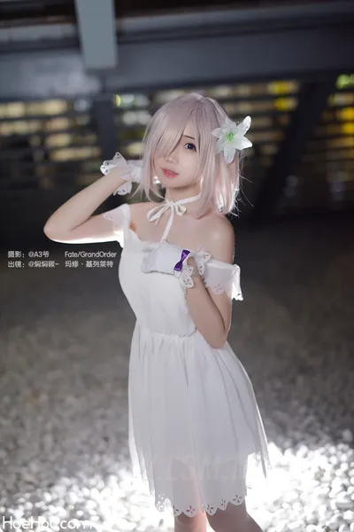 [焖焖碳] cos夜景玛修·基列莱特 nude cosplay leaked 486382