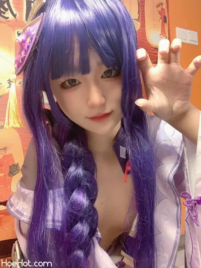 桃谷若姬子 - 雷电将军 nude cosplay leaked 380178