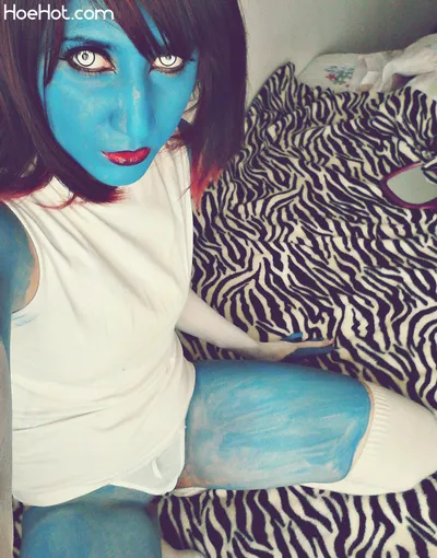 Mystique Cosplay Body Paint nude cosplay leaked 391291