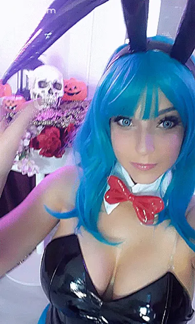 Shermie - Bunny Bulma nude cosplay leaked 483051