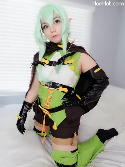 Pandaawa - High Elf Archer nude cosplay leaked 412571