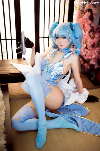 阿包也是兔娘 NO.035 - 少女前线 PA15翠雀媚 nude cosplay leaked 158116