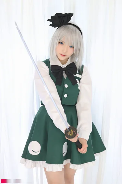 Yukina - Youmu Konpaku nude cosplay leaked 6946