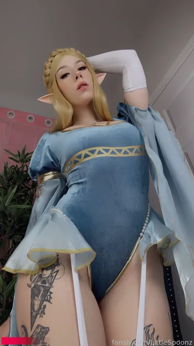 LittleSpoonz - Princess Zelda nude cosplay leaked 15485