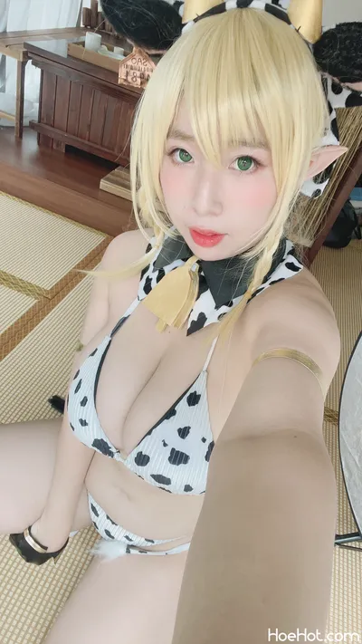 Bilibili - Leafa cowkini nude cosplay leaked 146741