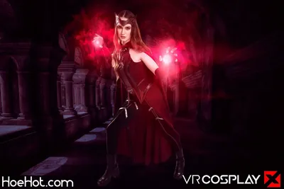 [VRCosplayX] Hazel Moore as Scarlet Witch nude cosplay leaked 454350