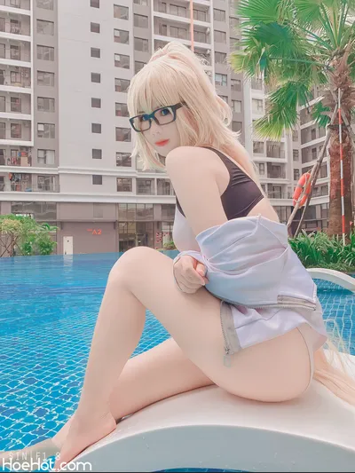 Pyoncos - Jeanne d’Arc Swiming nude cosplay leaked 87916