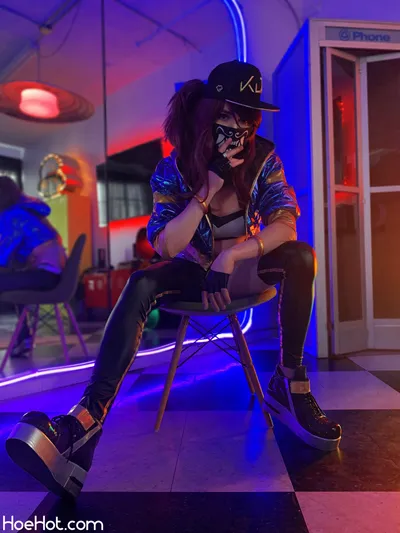 Sneaky - KDA Akali nude cosplay leaked 590311