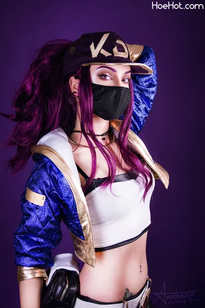 Andrasta - KDA Akali nude cosplay leaked 580835