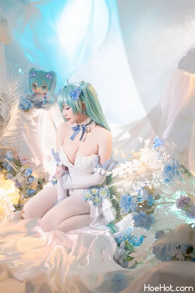 星之迟迟 初音未来粉蝶花精灵 Small nude cosplay leaked 31501