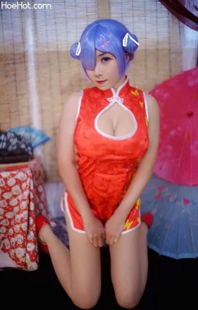 Nickycoser - Rem chinese dress nude cosplay leaked 558217