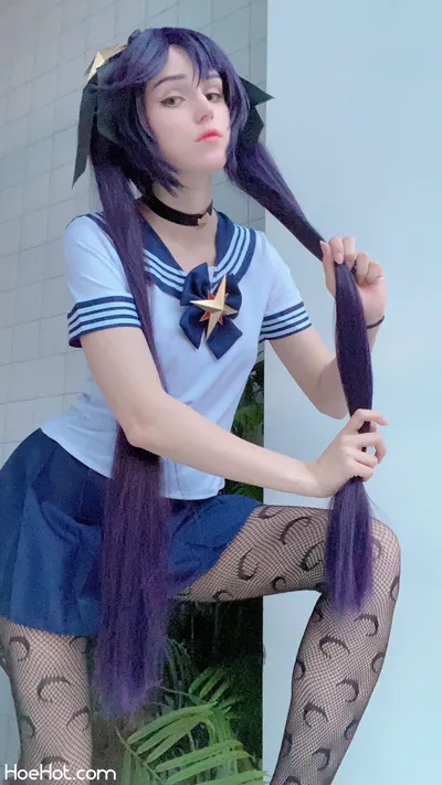 Shirogane-Sama - Schoolgirl Mona nude cosplay leaked 310383