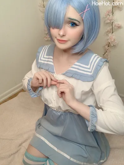 ItsCandyCloud - Rem Schoolgirl nude cosplay leaked 278575