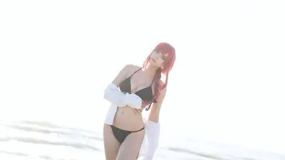 Himeecosplay - Makima bikini nude cosplay leaked 342305