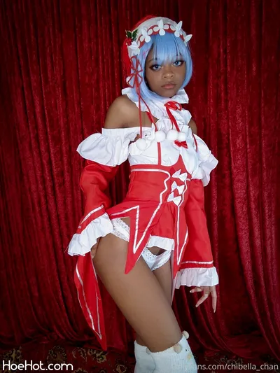 Chibella chan - Xmas Rem nude cosplay leaked 367243