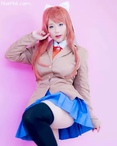 Kaho Shibuya - Monika nude cosplay leaked 507046