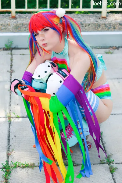 Meggii - Rainbow Dash nude cosplay leaked 151385