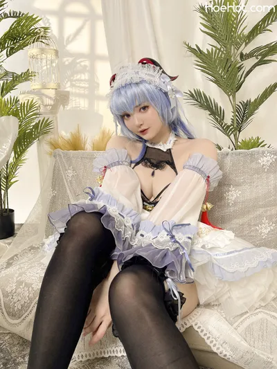 Ying Tze - Ganyu Maid nude cosplay leaked 442563