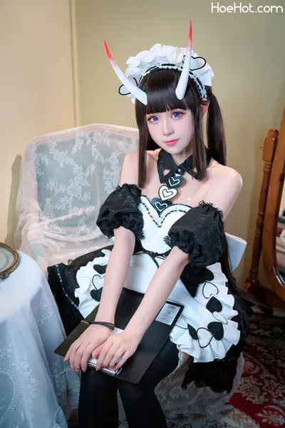 miko-chan - Azur Lane Noshiro Maid [36P] nude cosplay leaked 449595