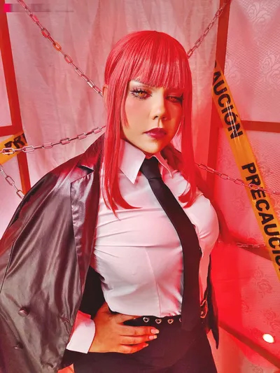 Makima - Chainsaw man nude cosplay leaked 4238