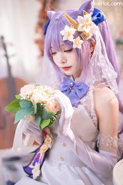 【艾西aiwest 】刻晴花嫁 keqing genshin nude cosplay leaked 162785