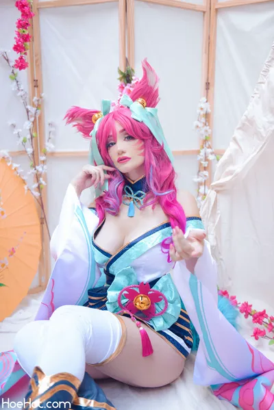 Sophie Valentine - Ahri Blossom Spirit nude cosplay leaked 555644