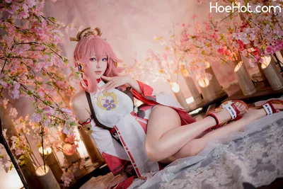 Ely - Yae Miko nude cosplay leaked 435996