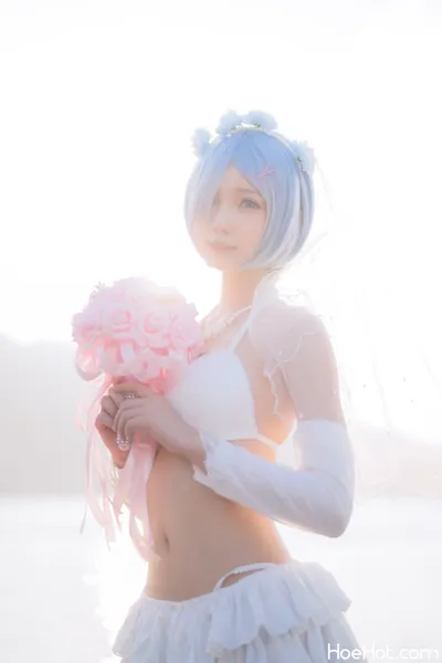 [Cheng Meow] Rem Swimsuit Bride nude cosplay leaked 553039